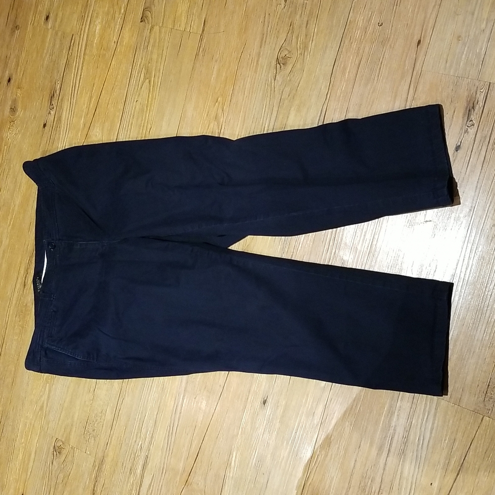 Talbots navy pants front back pockets 14WP
